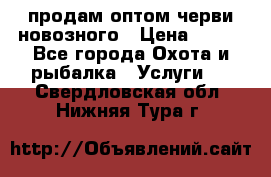 продам оптом черви новозного › Цена ­ 600 - Все города Охота и рыбалка » Услуги   . Свердловская обл.,Нижняя Тура г.